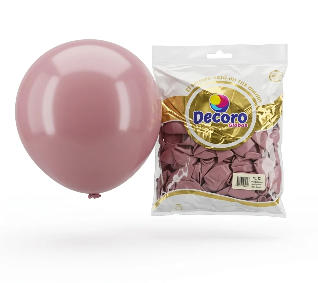 DECORO   ROSA CLAVEL 12"X100 PZA HIGH FASHION 2.8 GR