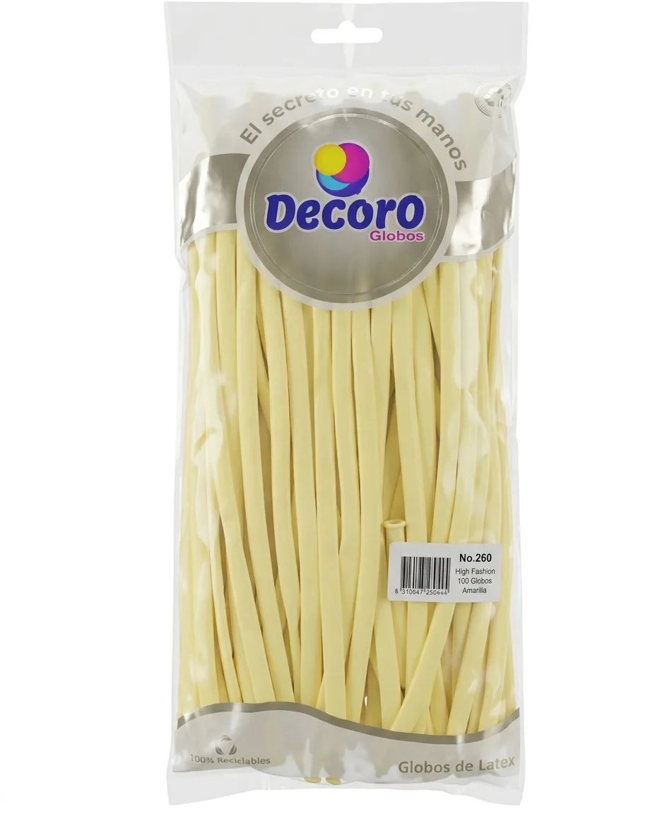 DECORO AMARILLO BEBE 260"X100 PZAS HIGH FASHION