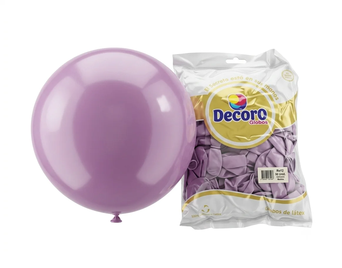 DECORO   LAVANDA    12"X50 PZA HIGH FASHION 3.2G