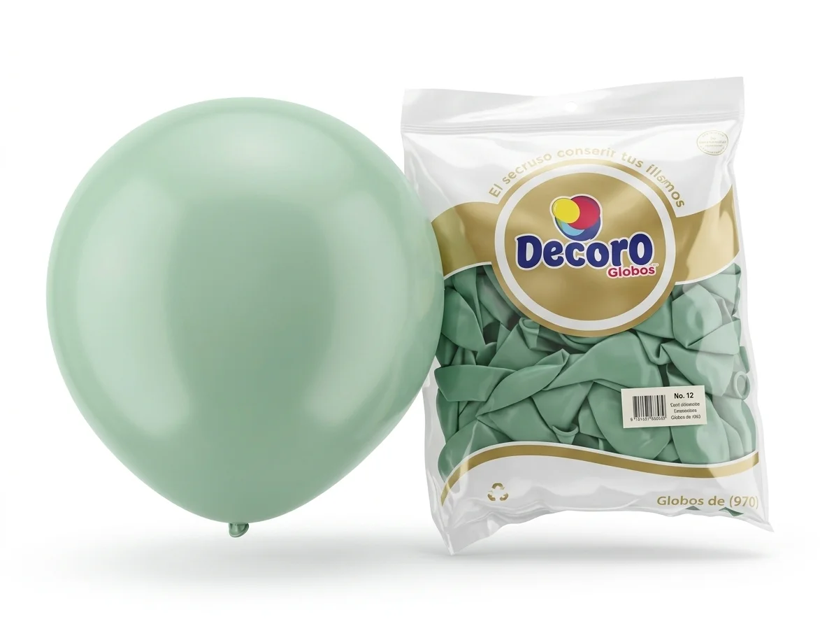 DECORO   VERDE NIEBLA 12"X50 PZA HIGH FASHION 3.2G
