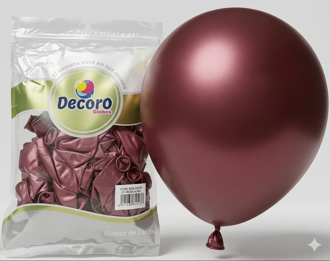 DECORO   CHROME J11 - ROSA AURA 5"X50 PZAS