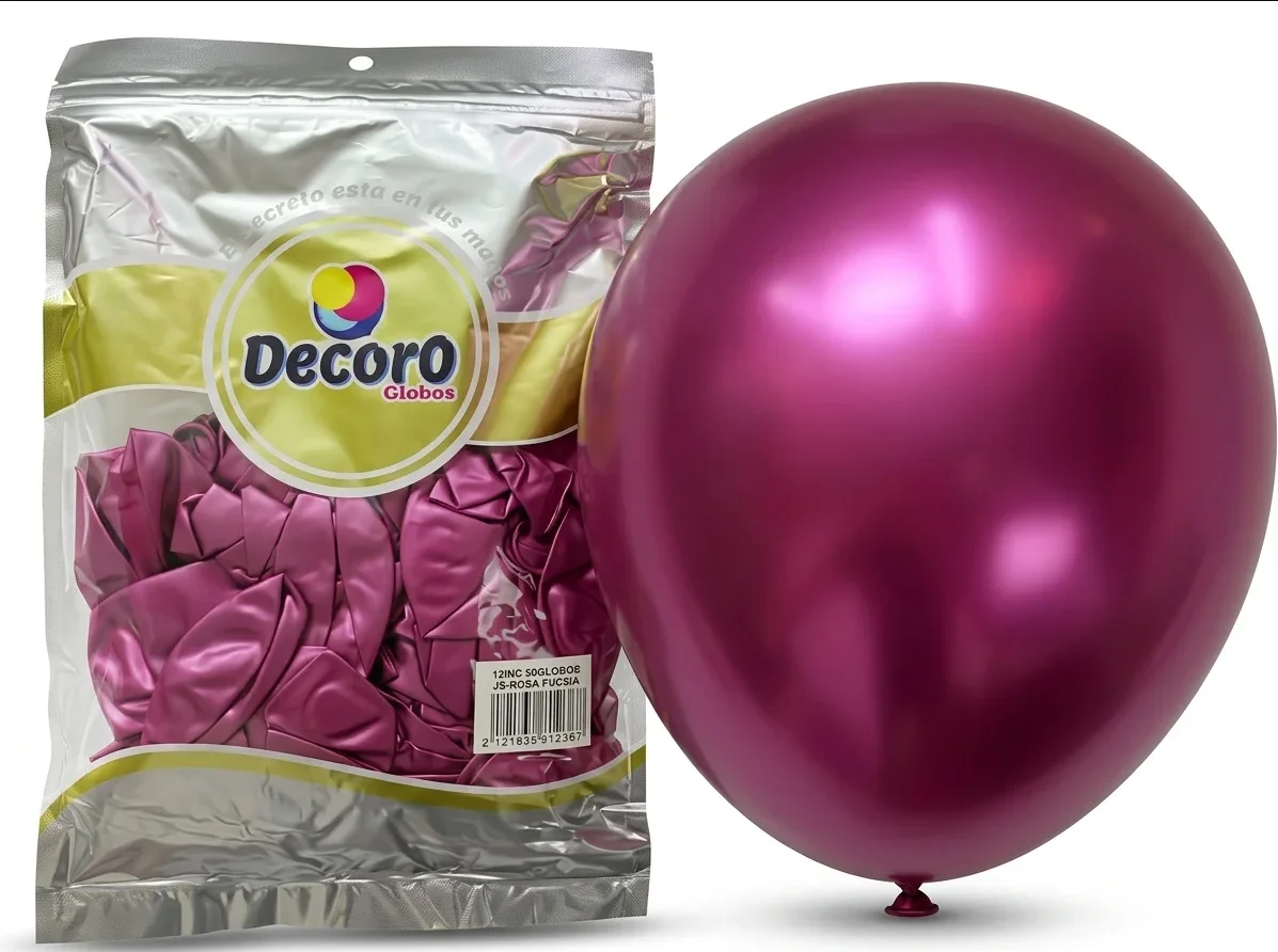 DECORO   CHROME J6 - FUCSHIA 18"X25 PZAS