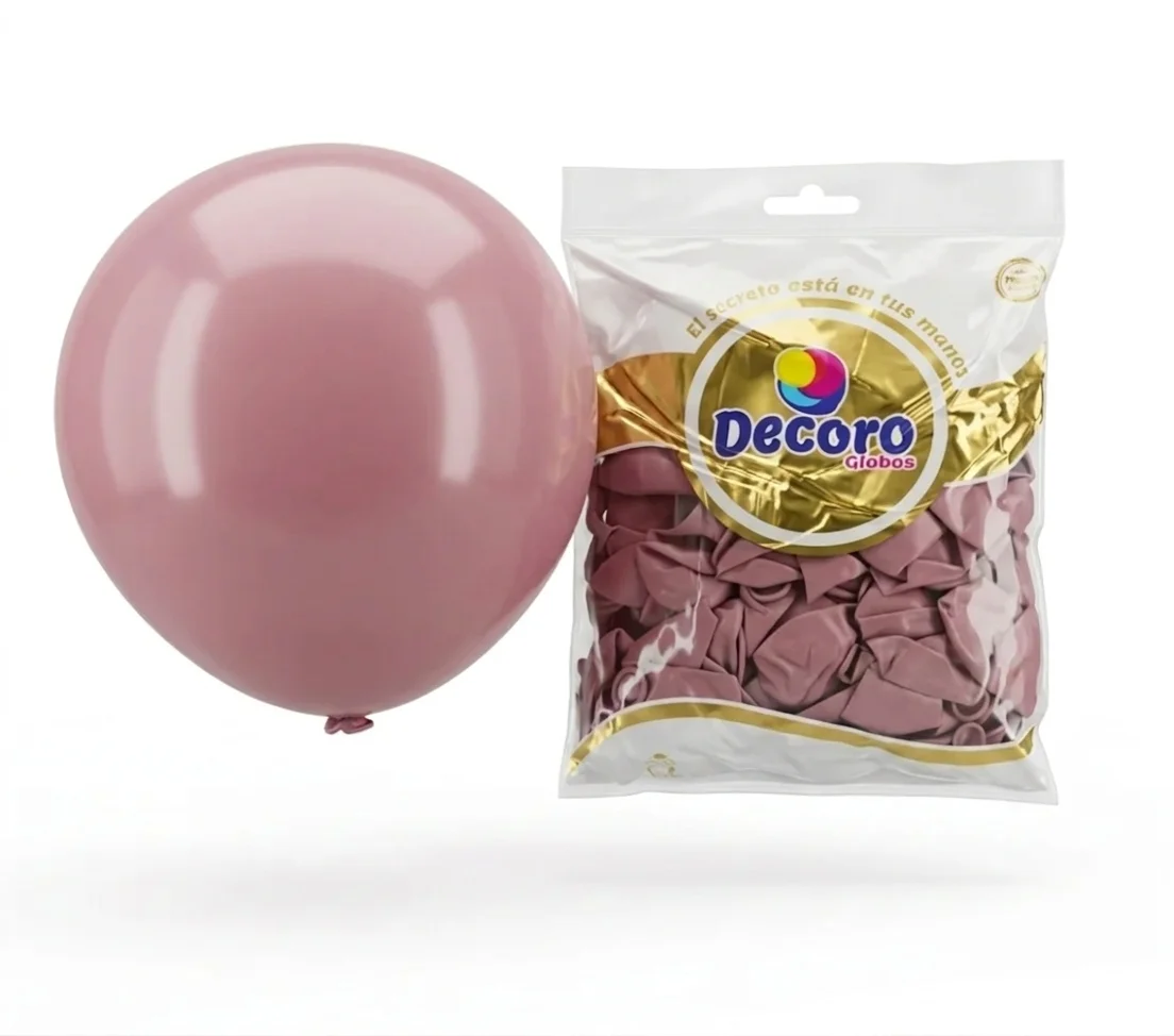 DECORO   ROSA CLAVEL 5"X100 PZA HIGH FASHION