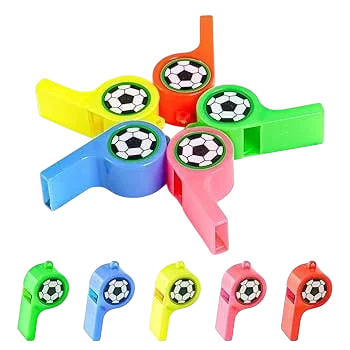 SILBATO DE PELOTA DE FUTBOL PFM-24873 (24 PIEZAS)