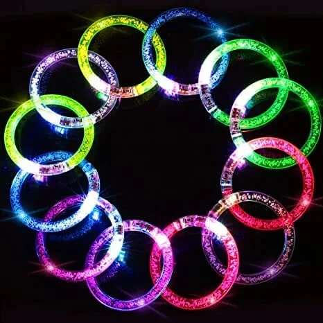 PULSERA LED BLANCA Y COLORES PSR-01 QW-80208 BT-A-434