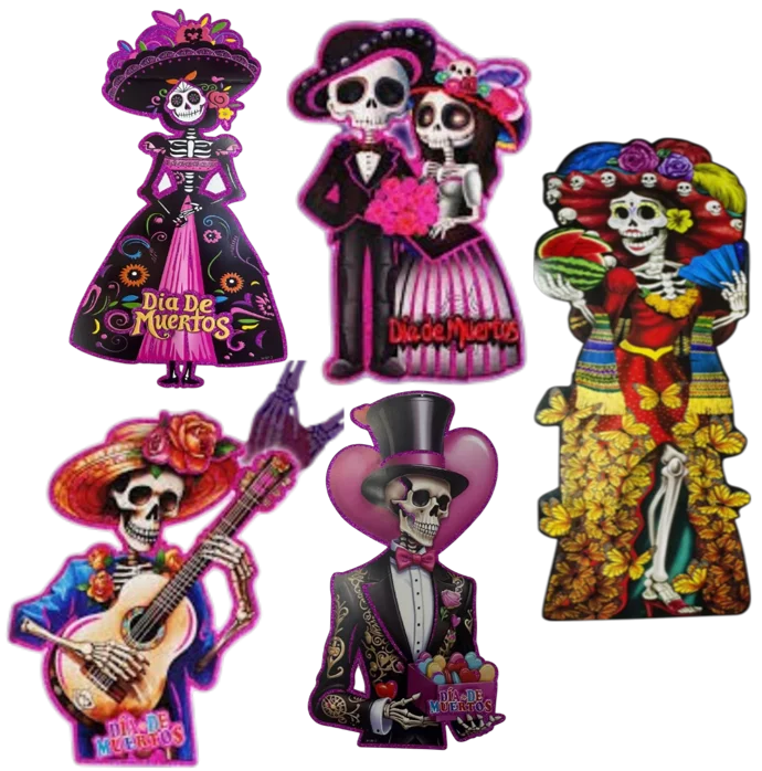 ADORNO CATRIN DIA DE MUERTO 40CM