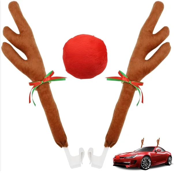 KIT DECORACION NAVIDEÑA PARA COCHE DE82 / 45CM DE ALTO