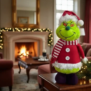 MUÑECO DE GRINCH 40CM DECORATIVO NAVIDEÑO ADORNO