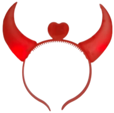 DIADEMA DE DIABLITO CON LUZ HALLOWEEN BT-8021 DMM-W-020