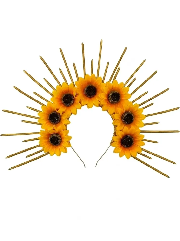 DIADEMA GIRASOL CON PICOS GUI-2603