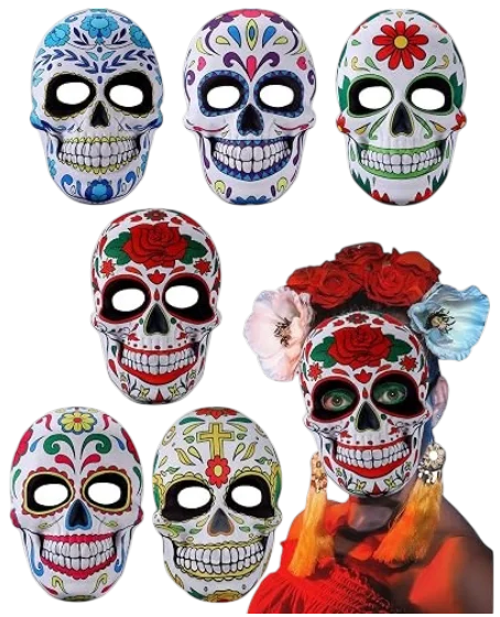 MASCARA DE CATRIN Y CATRINA MUERTO FU-07