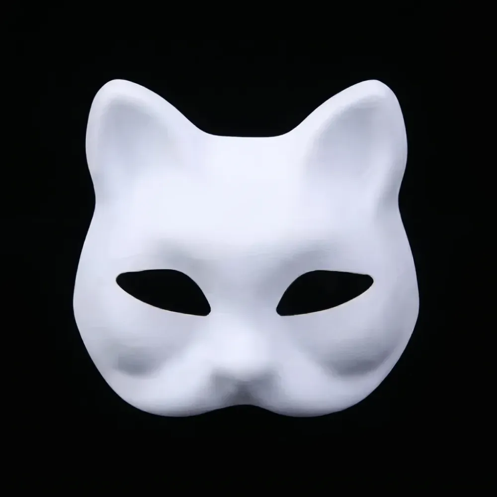 MASCARA GATO BLANCA HALLOWEEN BT-956