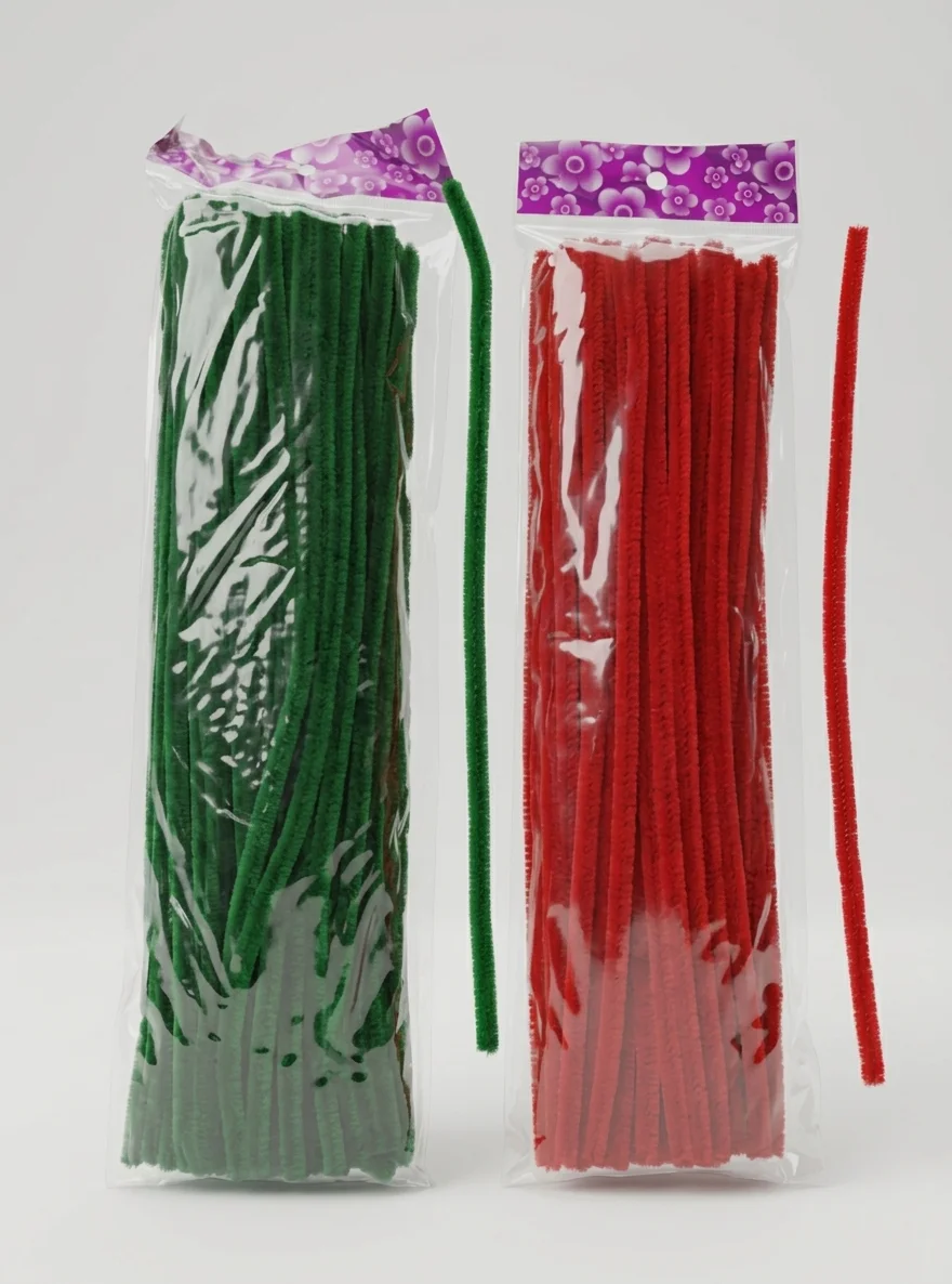 PAQUETE DE 100PZAS DE LIMPIAPIPAS DE 30 CM DE LARGO POR 6 MM 