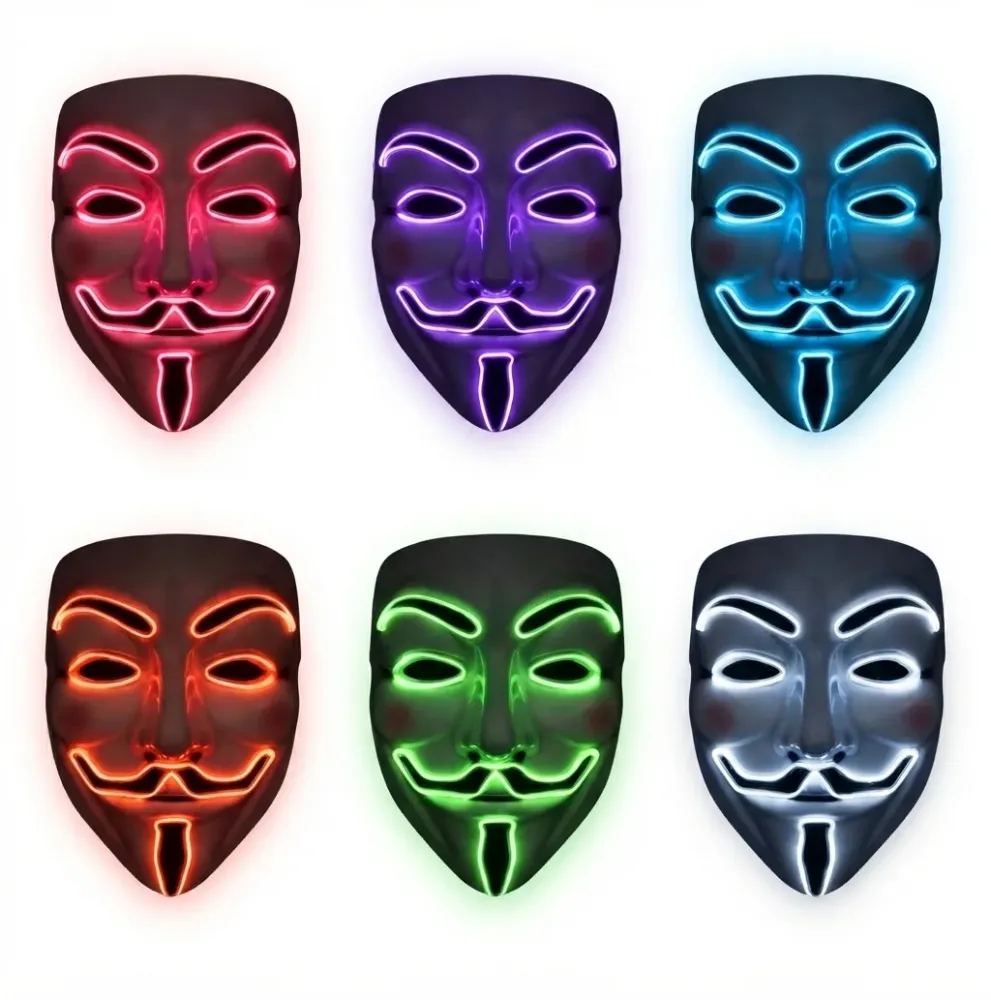 MASCARA LED CASA DE PAPEL HALLOWEEN ATF-W-120