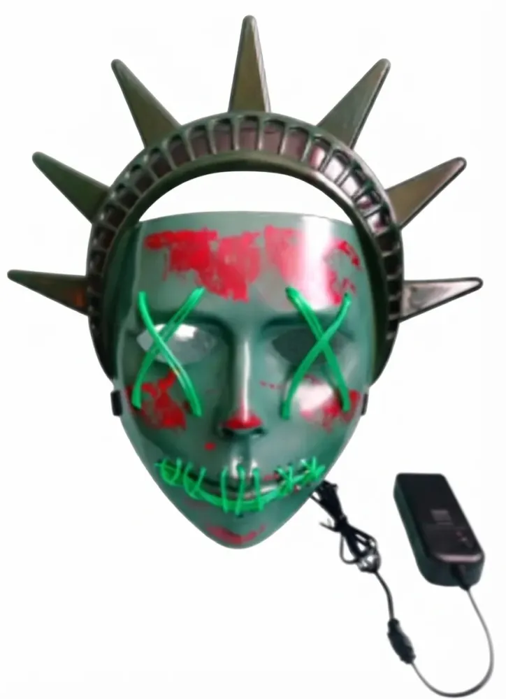 MASCARA LED ESTATUA DE LA LIBERTAD ATF-W-101