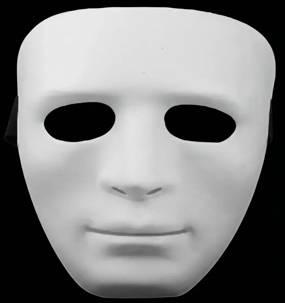 MASCARA LISA BLANCA HALLOWEEN BT-960 ATF-066