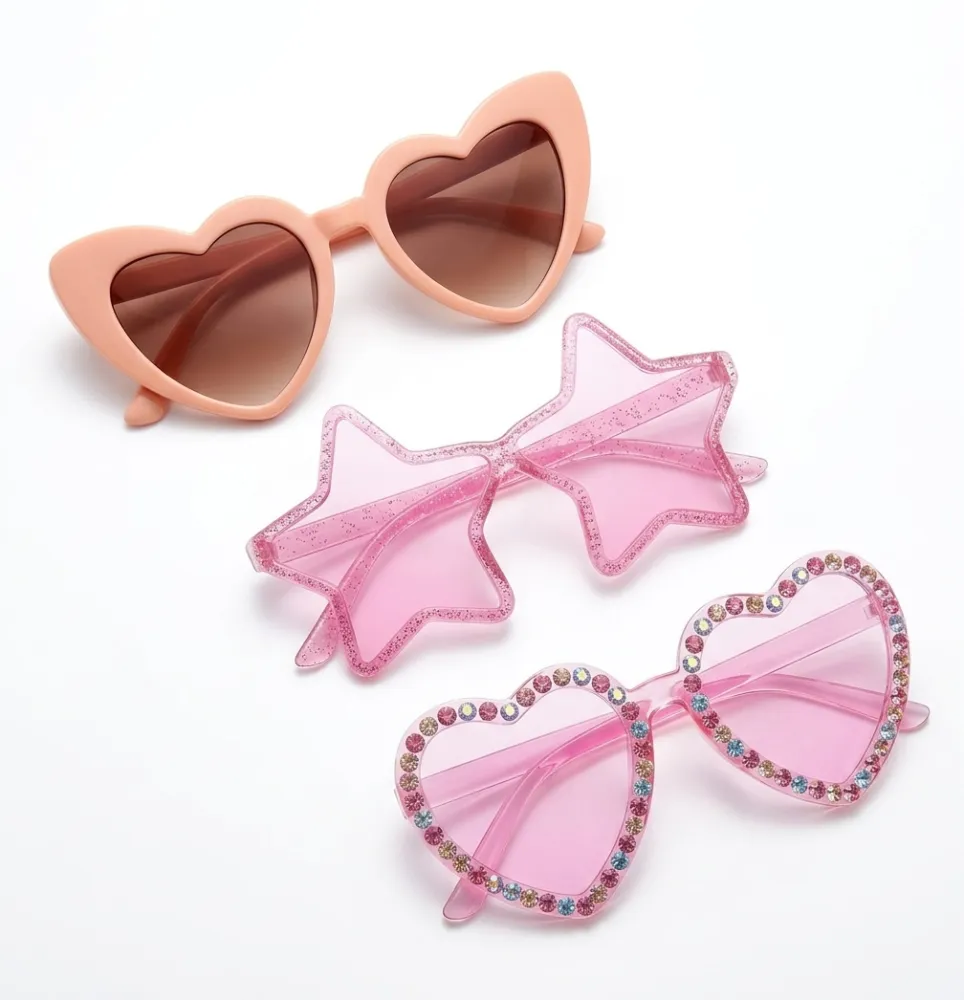LENTES BRIDE DE CORAZONES Y ESTRELLAS ROSA PFM-13253701