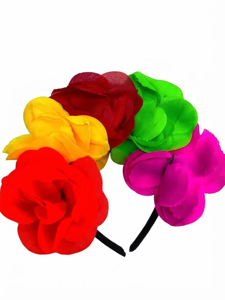 DIADEMA 5 FLORES CATRINA PFM -225918 HALLOWEEN