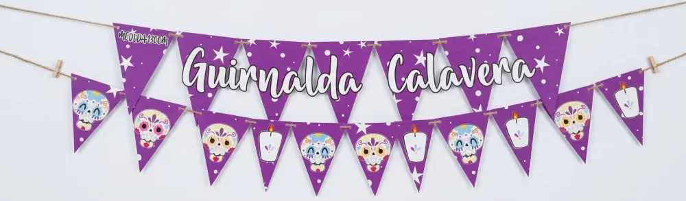 BANDERINES GUIRNALDA CALAVERA