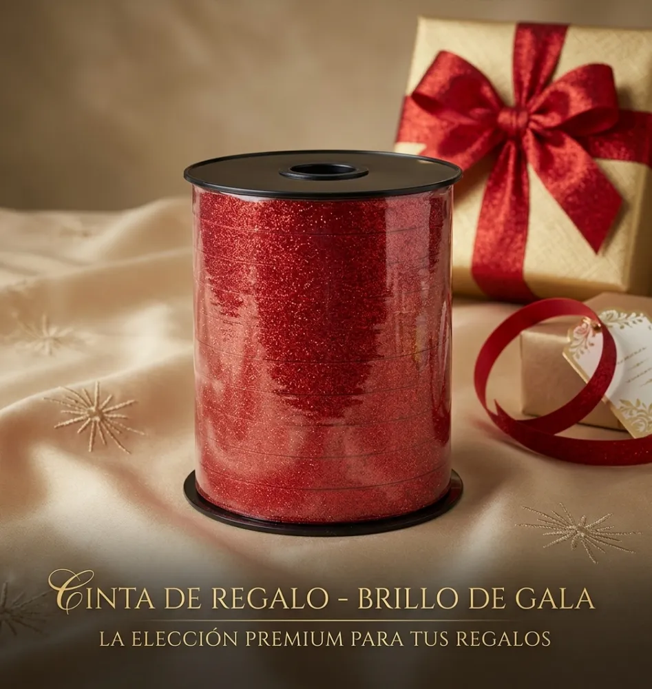  LISTON DE 200 YARDAS (CURLING) CON BRILLANTINA 