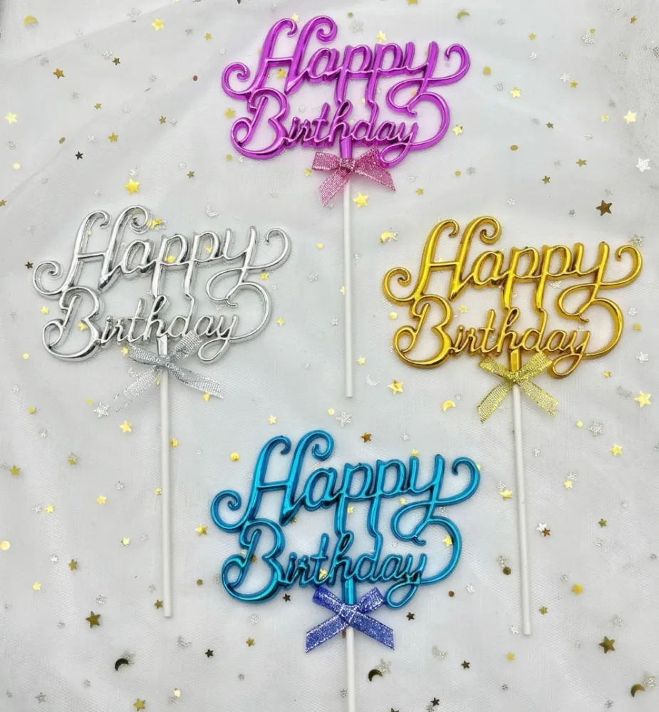 CAKE TOPPER HAPPY BIRTHDAY